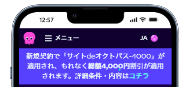 オクトパスエナジー　4,000円割引