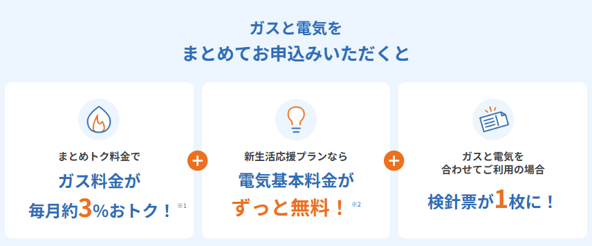 大阪ガスの電気_電気ガスセット